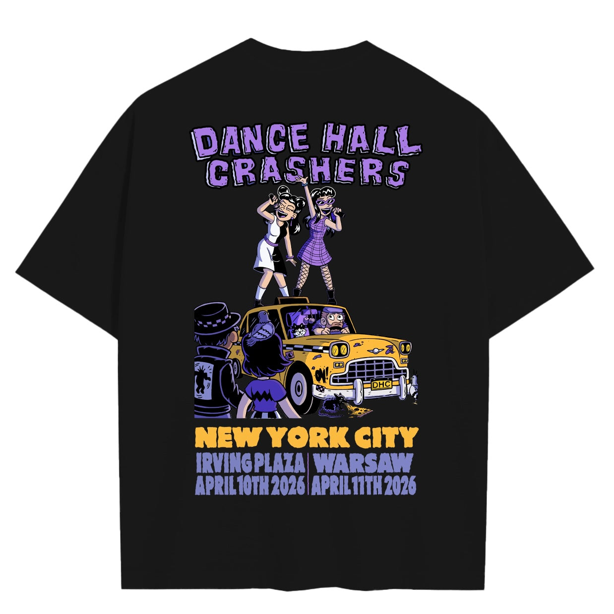 Limited Dance Hall Crashers NY Double Sided T Shirt - Black - 48 Hour drop