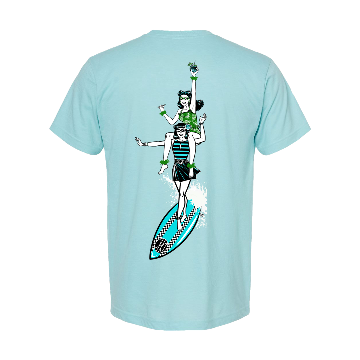 Dance Hall Crashers - Hawaii T-Shirt - Teal – Dance Hall Crashers