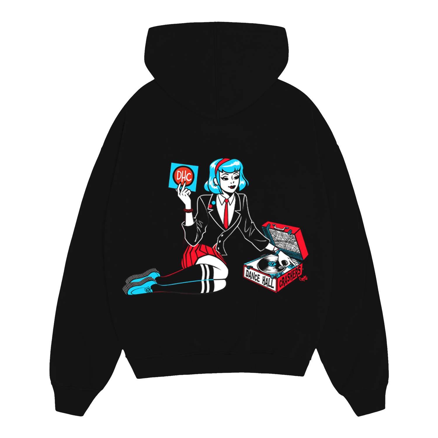 Dance Hall Crashers - Record Hoodie