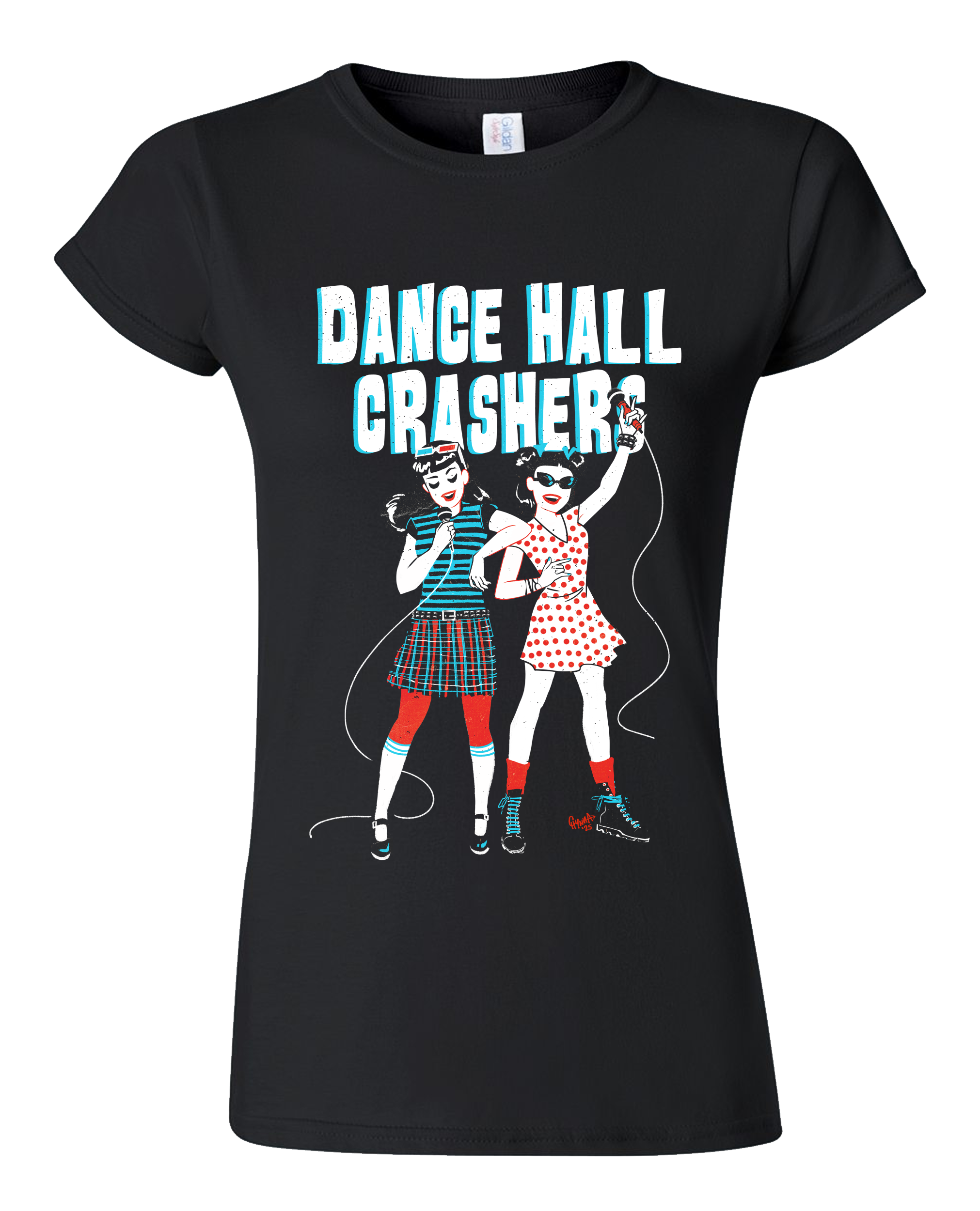 Dance Hall Crashers - Elyse and Karina Girls T