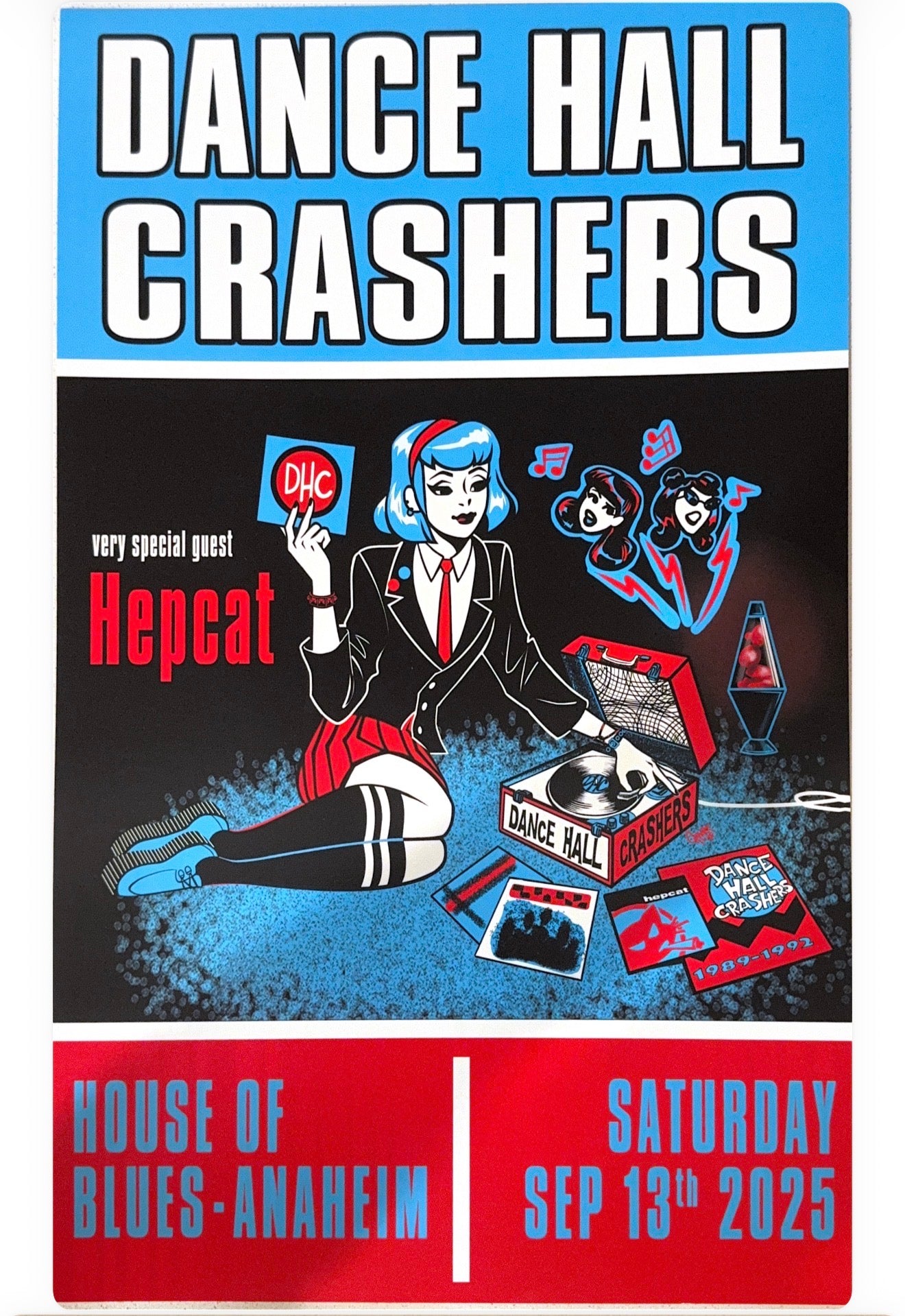 Dance Hall Crashers - Anaheim Show Poster