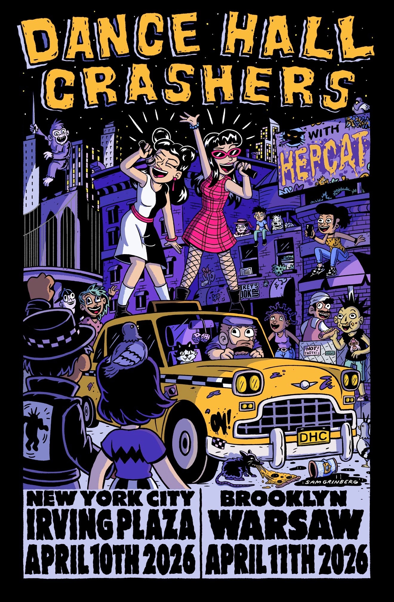 Limited Dance Hall Crashers NY 11x17  Poster - 48 Hour drop