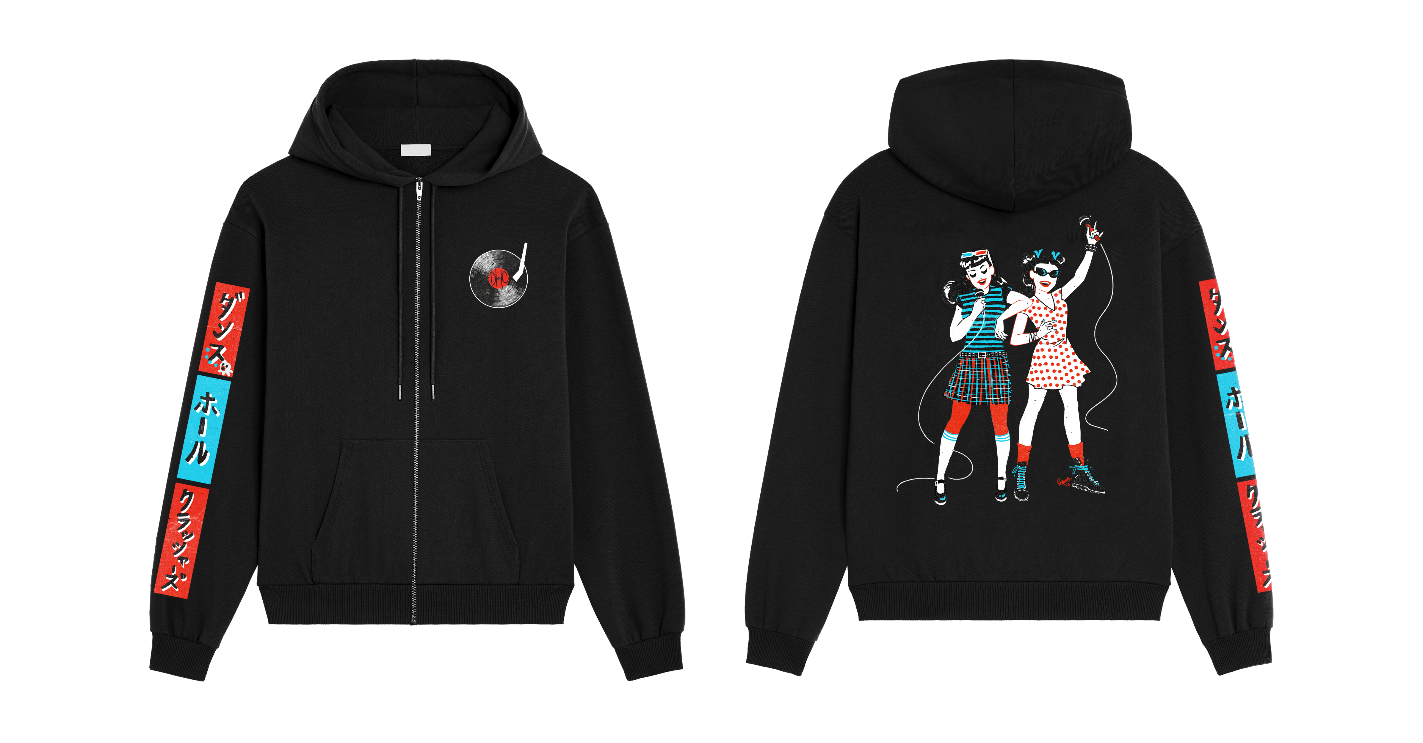 Dance Hall Crashers - Elyse and Karina Hoodie